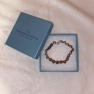 Touchstone Crystal by Swarovski Vintage Denim Blue Ice Bracelet